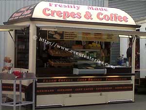 Crepes and Coffee trailer